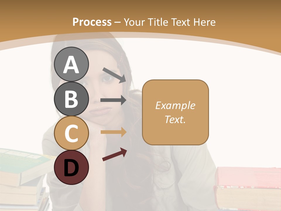Teenager Class Bored PowerPoint Template