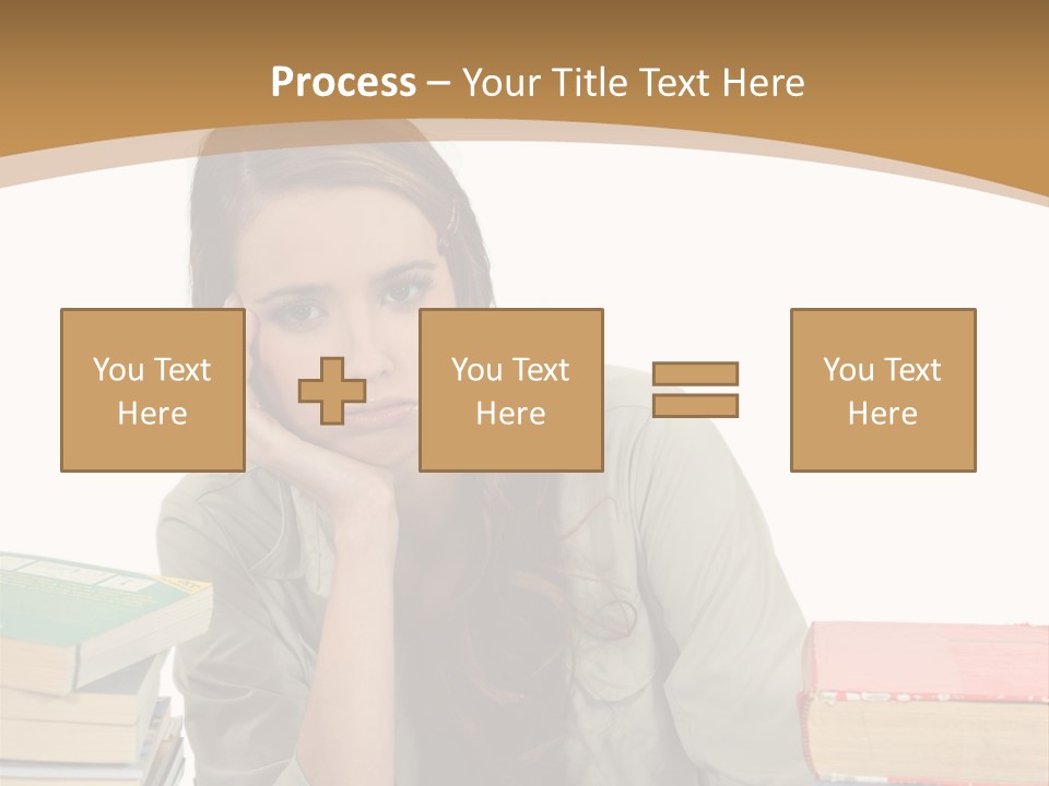 Teenager Class Bored PowerPoint Template
