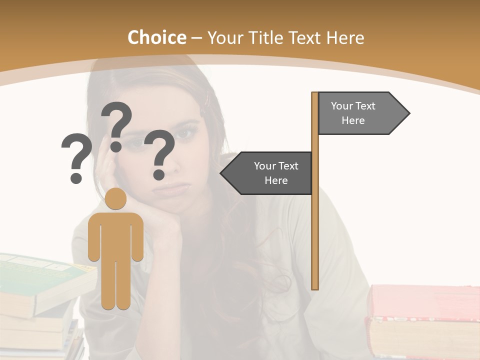 Teenager Class Bored PowerPoint Template