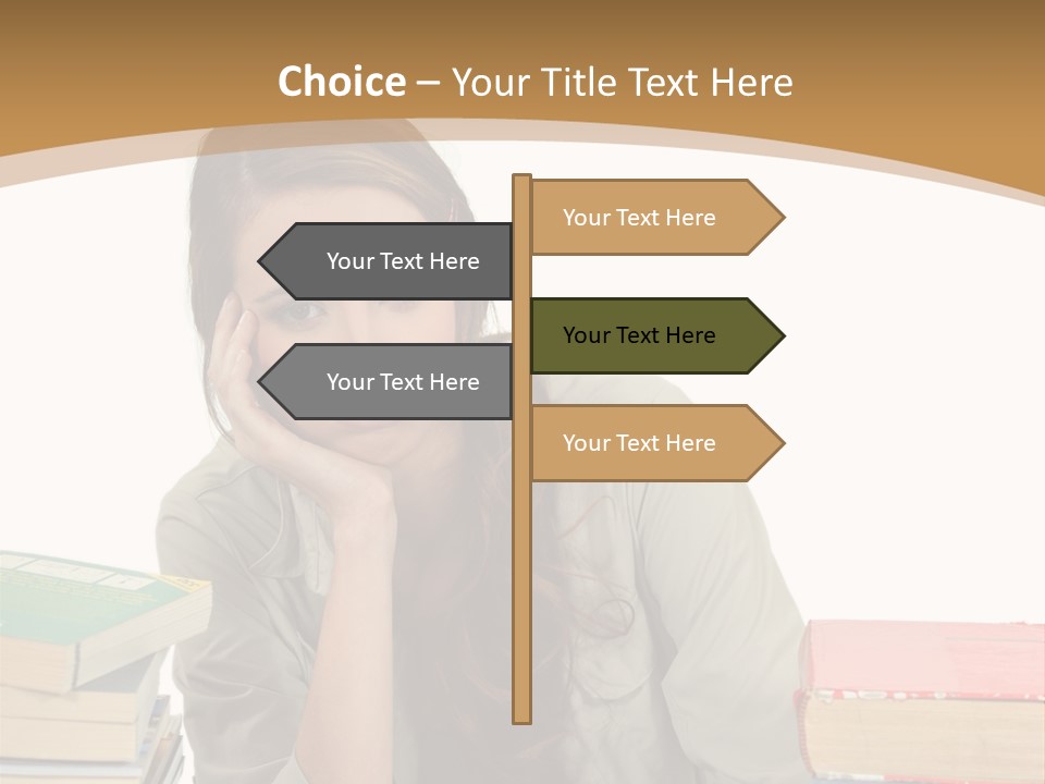 Teenager Class Bored PowerPoint Template