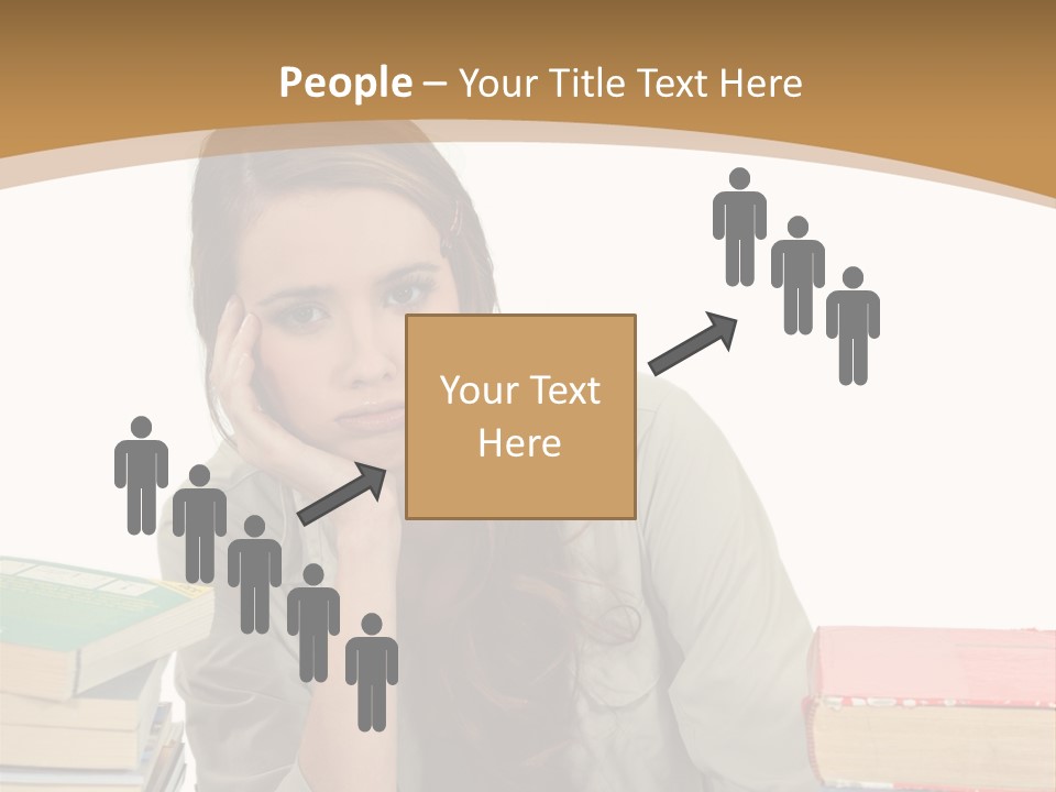 Teenager Class Bored PowerPoint Template