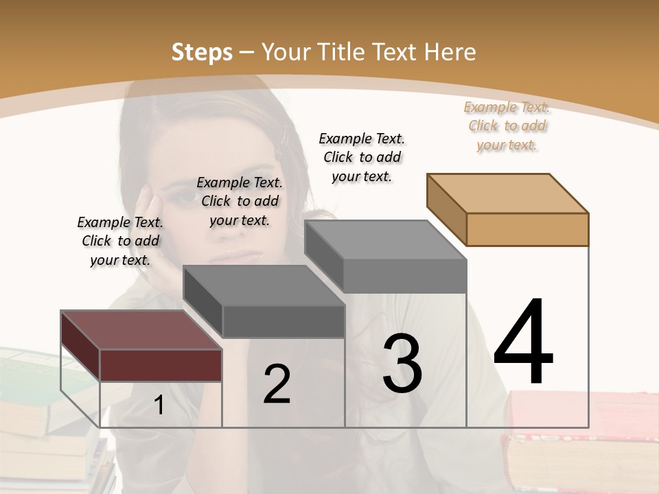 Teenager Class Bored PowerPoint Template