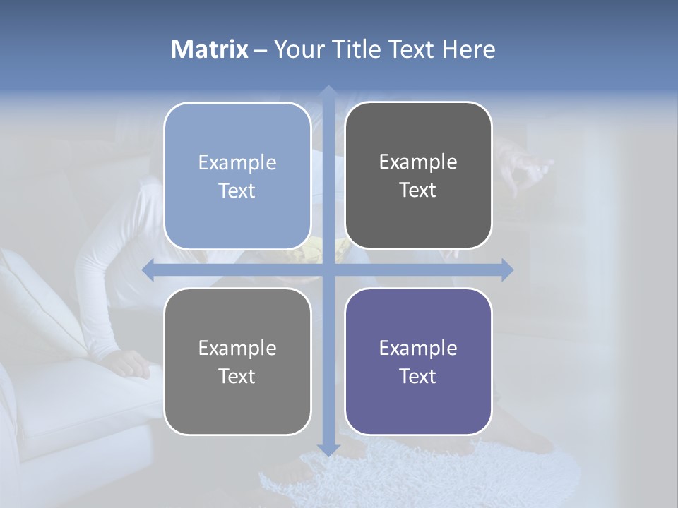 Lcd Couch Room PowerPoint Template