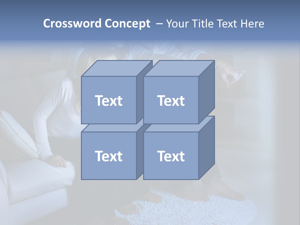 Lcd Couch Room PowerPoint Template