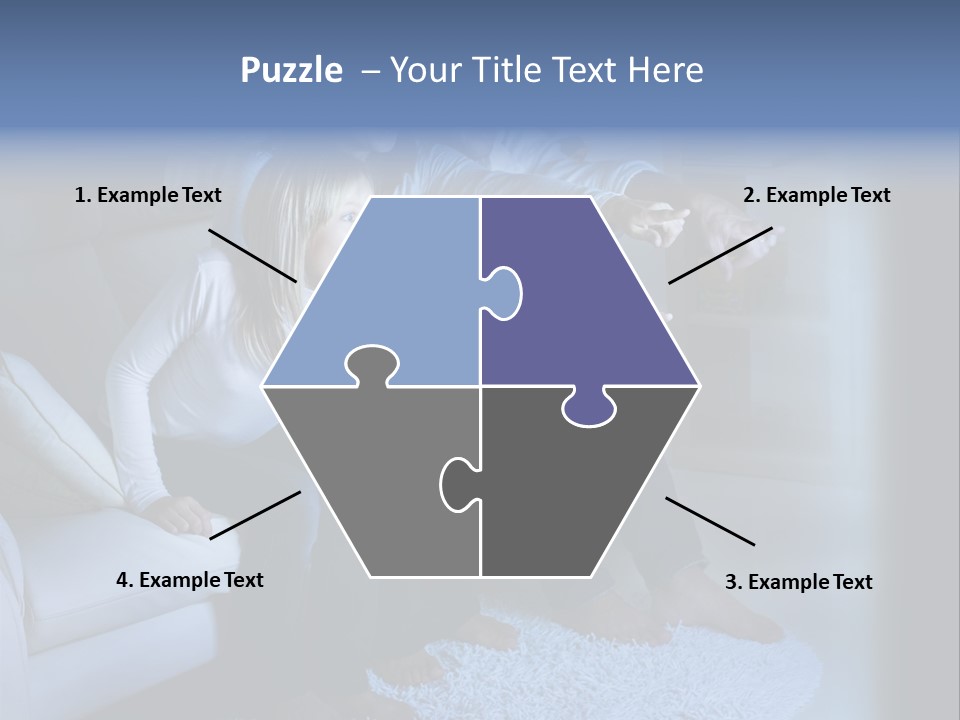 Lcd Couch Room PowerPoint Template