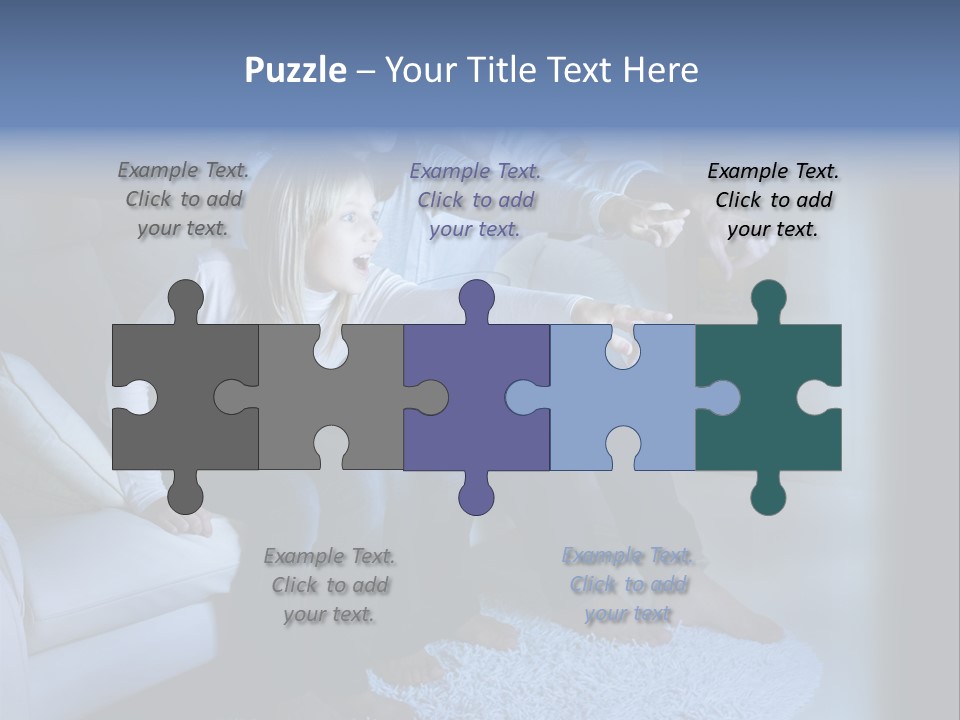 Lcd Couch Room PowerPoint Template