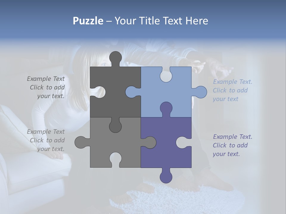 Lcd Couch Room PowerPoint Template