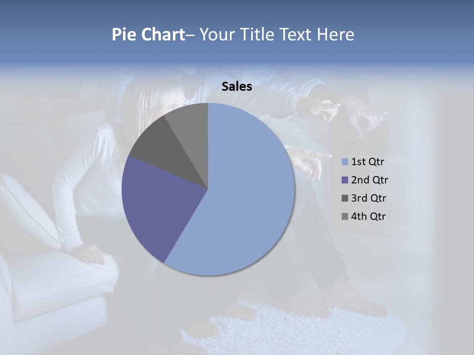 Lcd Couch Room PowerPoint Template