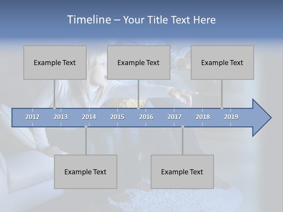 Lcd Couch Room PowerPoint Template