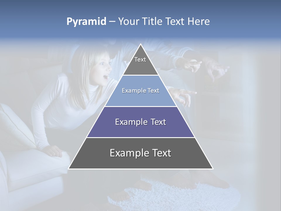 Lcd Couch Room PowerPoint Template