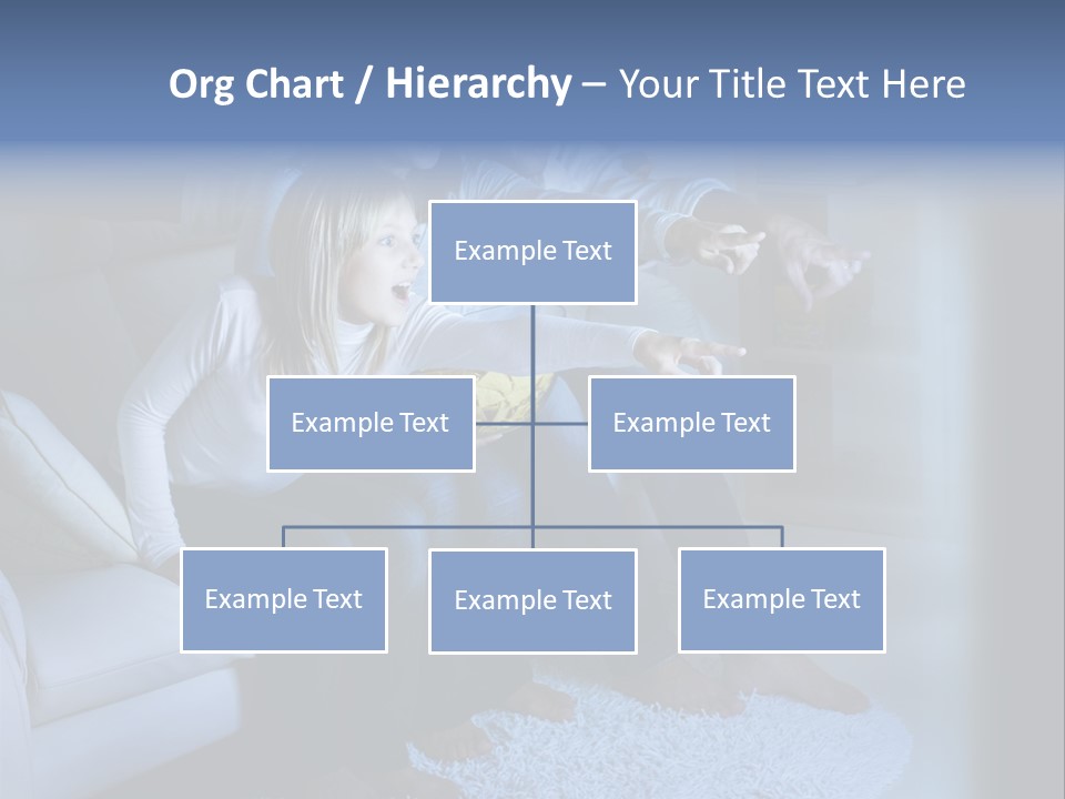 Lcd Couch Room PowerPoint Template
