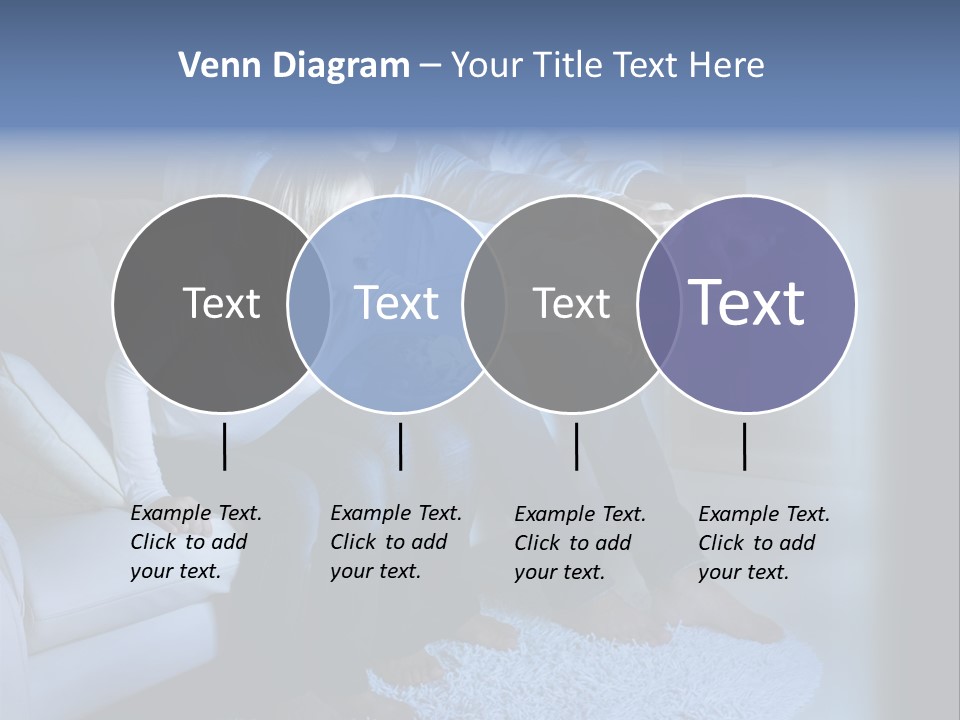 Lcd Couch Room PowerPoint Template