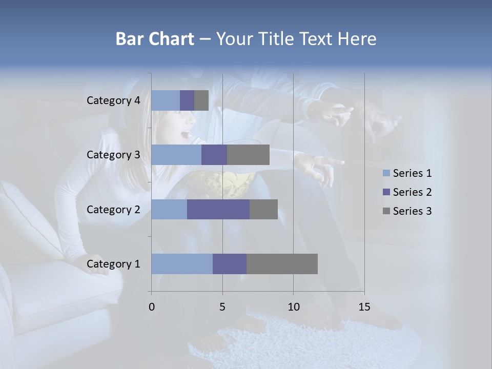 Lcd Couch Room PowerPoint Template