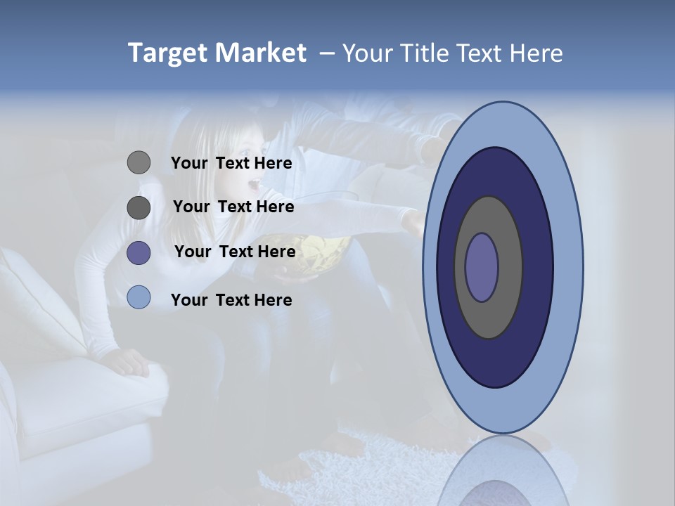 Lcd Couch Room PowerPoint Template