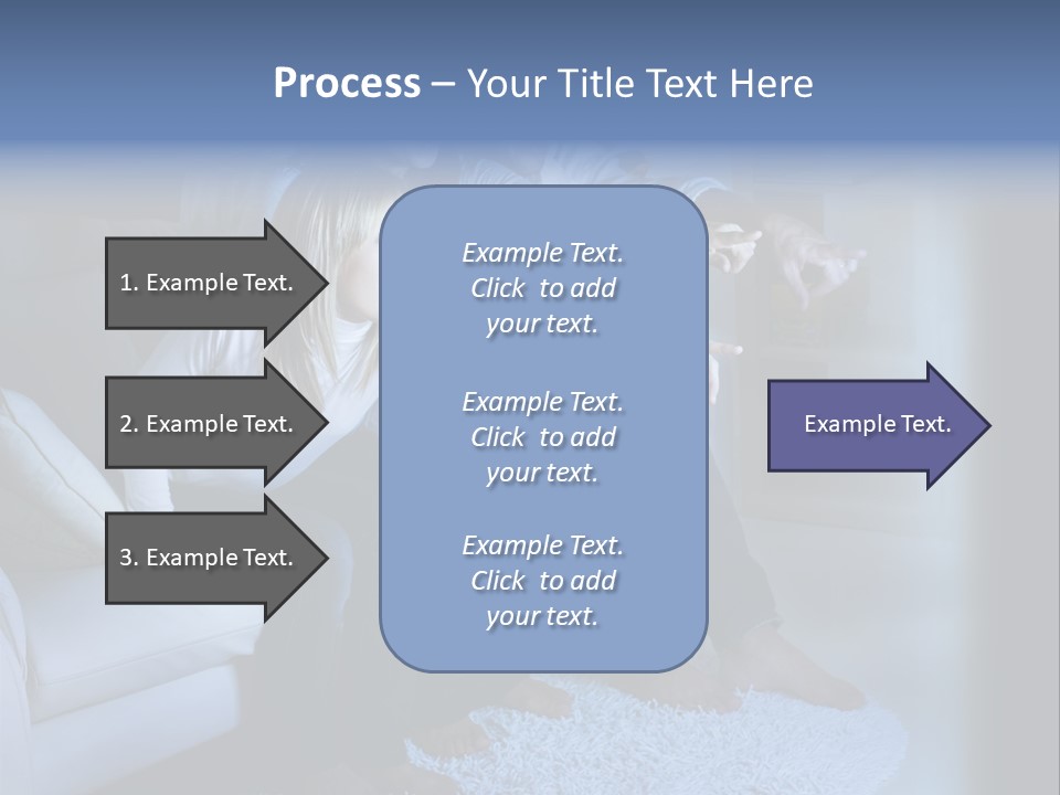 Lcd Couch Room PowerPoint Template