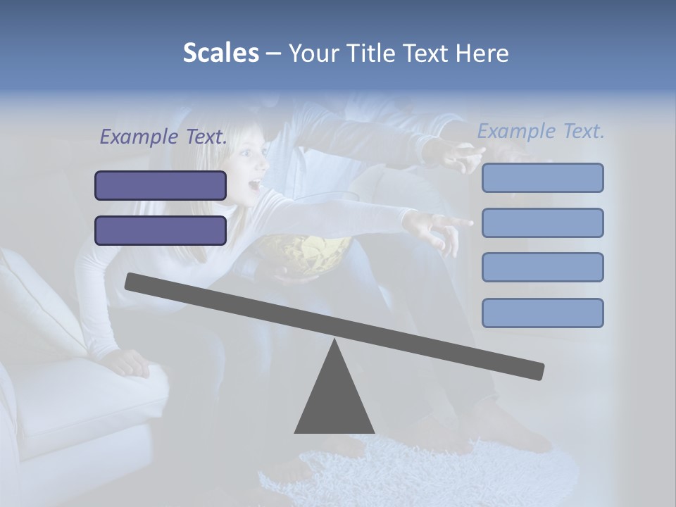 Lcd Couch Room PowerPoint Template