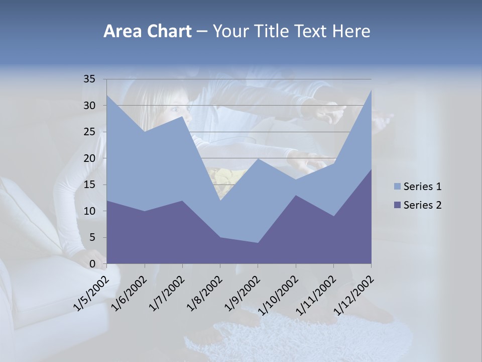Lcd Couch Room PowerPoint Template