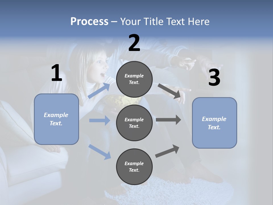 Lcd Couch Room PowerPoint Template
