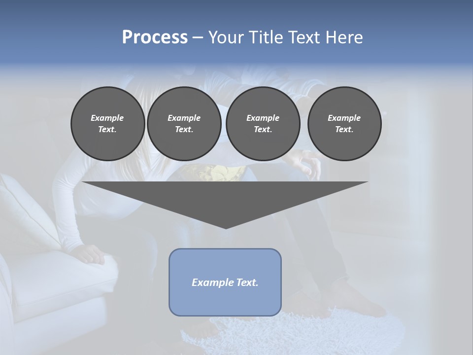 Lcd Couch Room PowerPoint Template