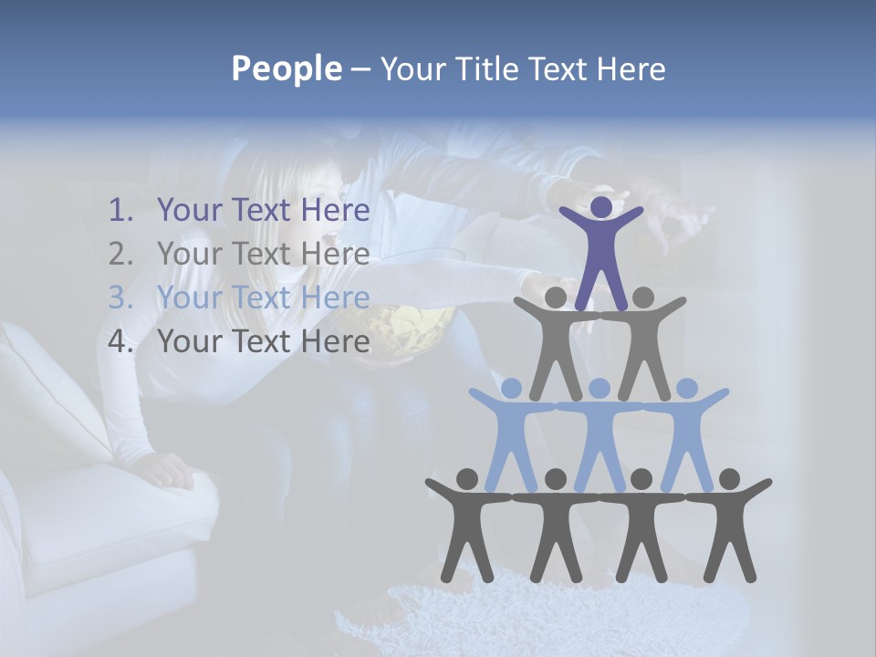 Lcd Couch Room PowerPoint Template