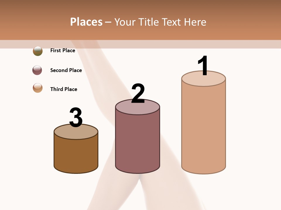 People Girl White PowerPoint Template