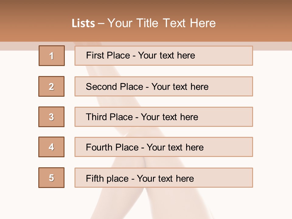 People Girl White PowerPoint Template