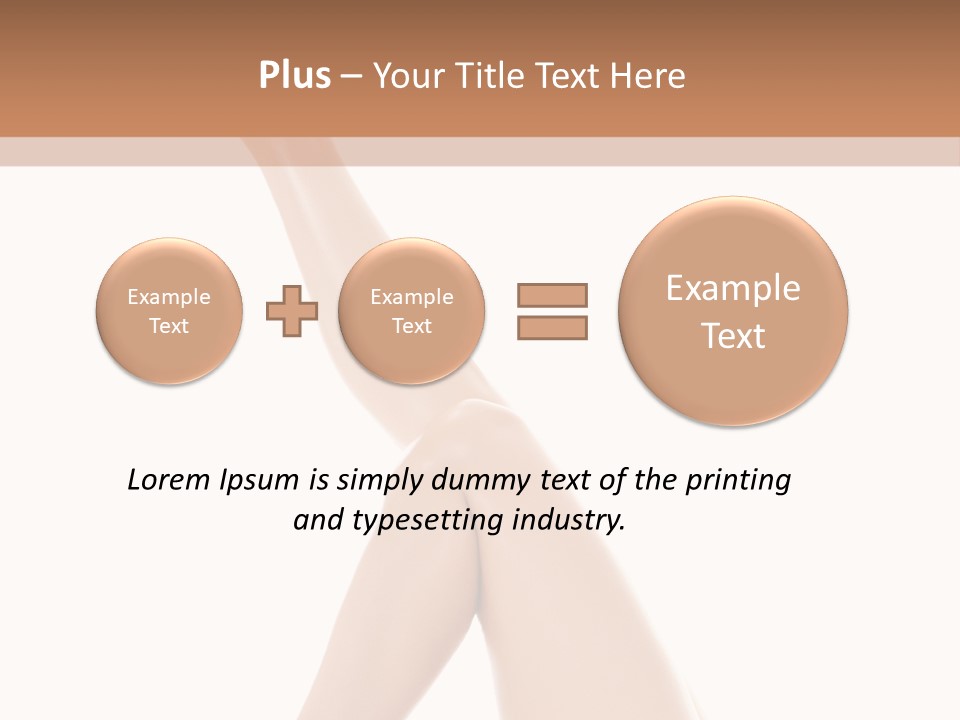 People Girl White PowerPoint Template