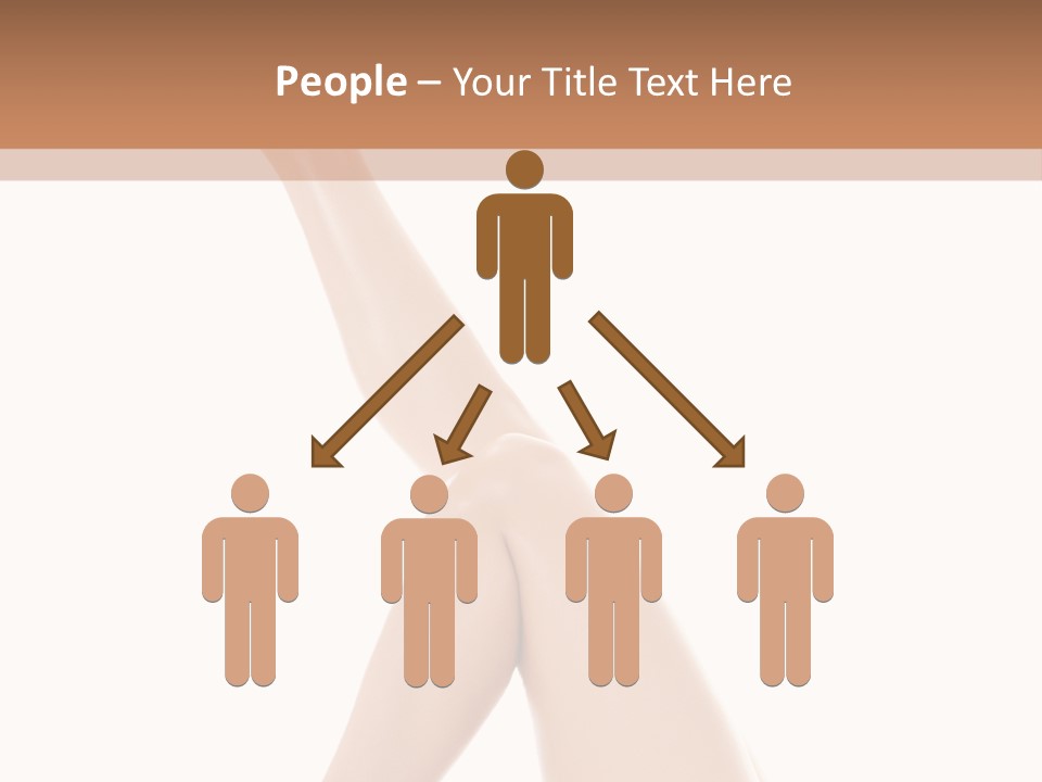 People Girl White PowerPoint Template