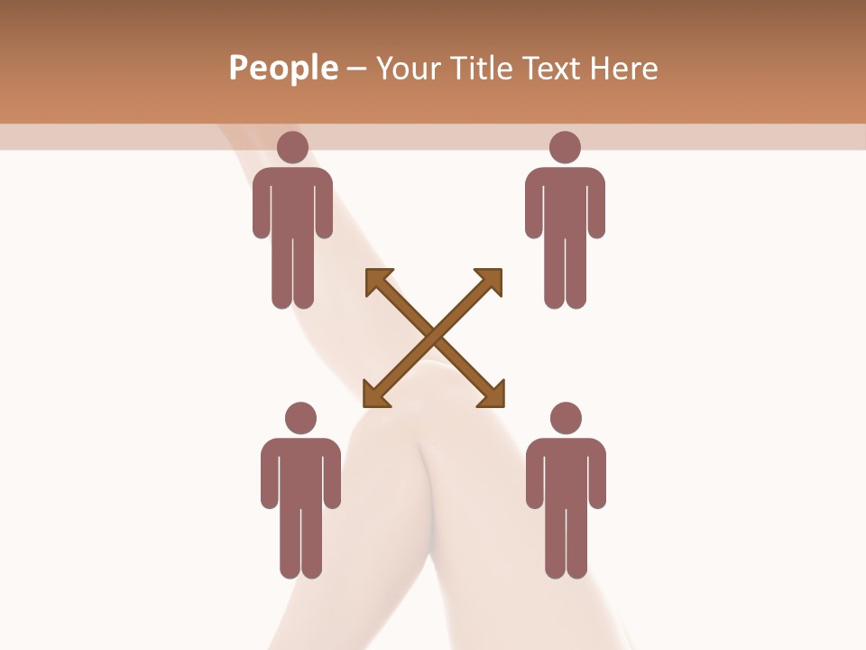 People Girl White PowerPoint Template