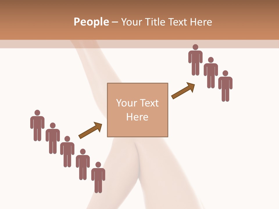 People Girl White PowerPoint Template