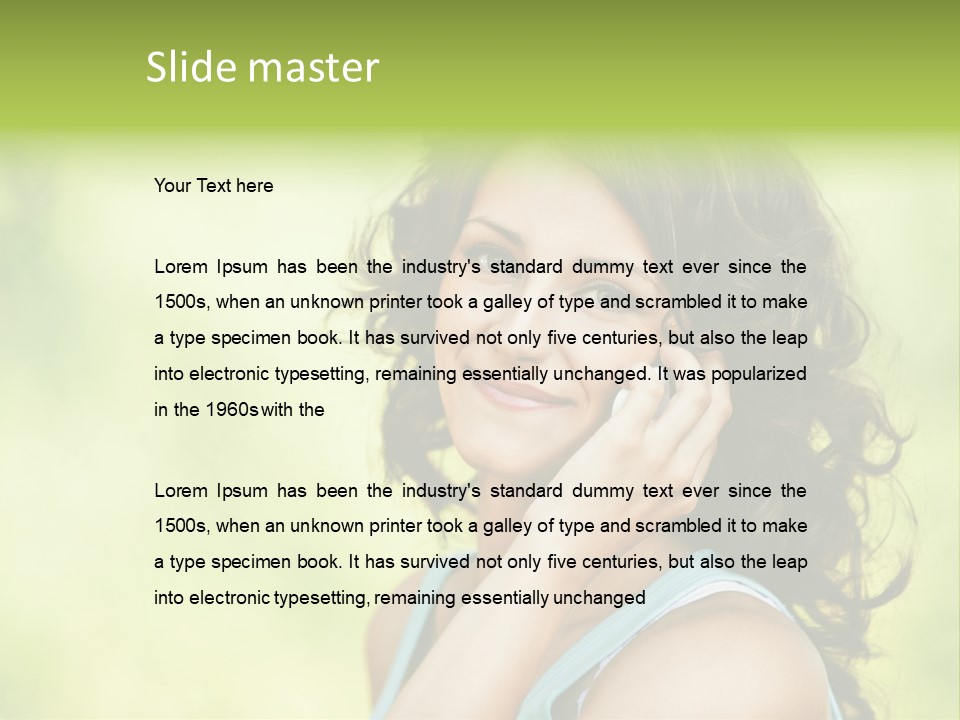 Teenager Commerce Communication PowerPoint Template