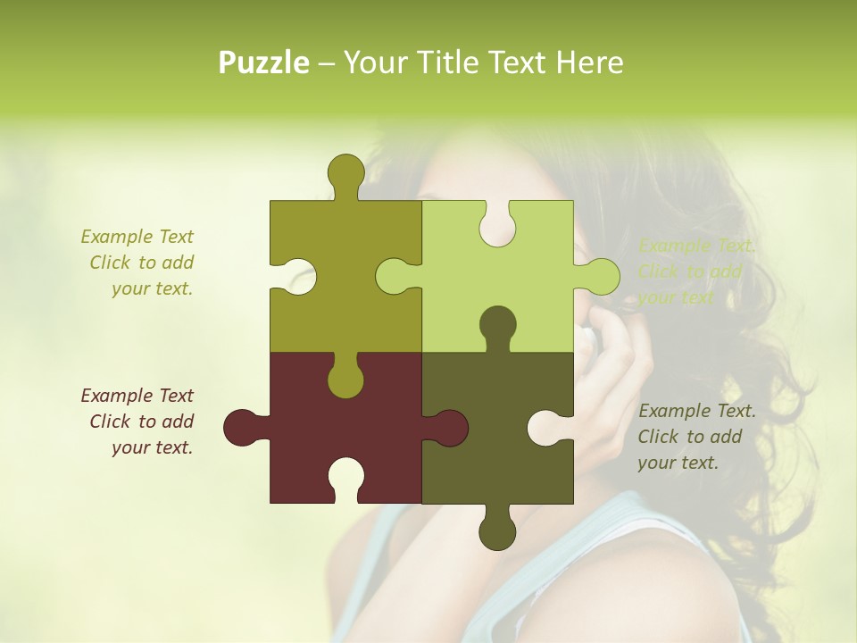 Teenager Commerce Communication PowerPoint Template