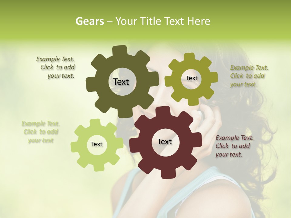 Teenager Commerce Communication PowerPoint Template