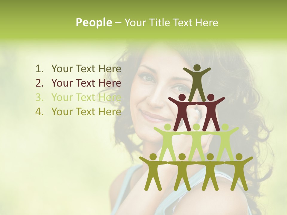 Teenager Commerce Communication PowerPoint Template