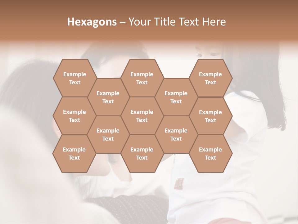 Home Relaxing Daughter PowerPoint Template