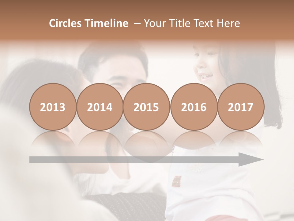 Home Relaxing Daughter PowerPoint Template