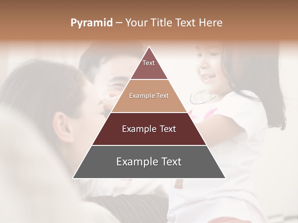 Home Relaxing Daughter PowerPoint Template