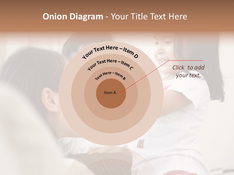 Home Relaxing Daughter PowerPoint Template