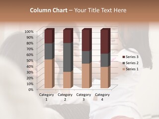 Home Relaxing Daughter PowerPoint Template