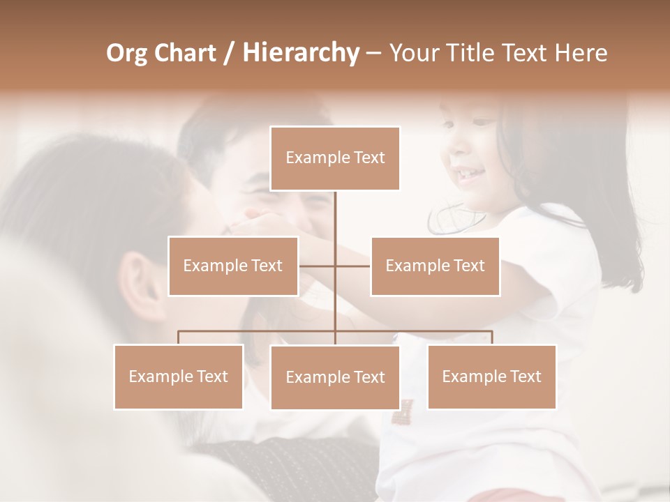 Home Relaxing Daughter PowerPoint Template