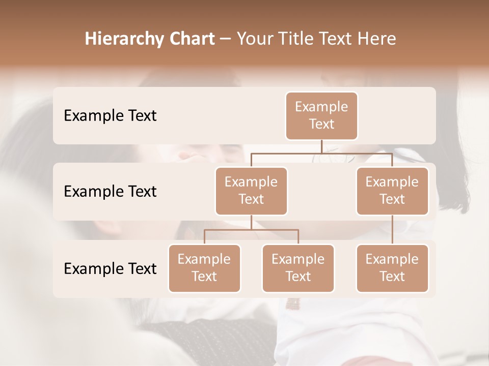 Home Relaxing Daughter PowerPoint Template