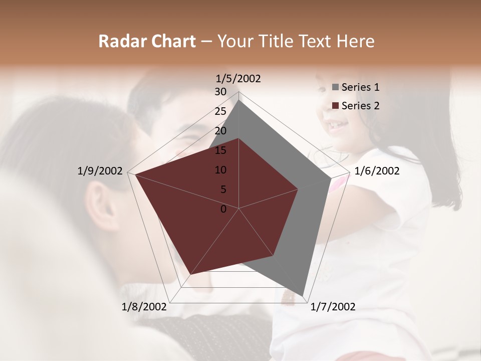 Home Relaxing Daughter PowerPoint Template