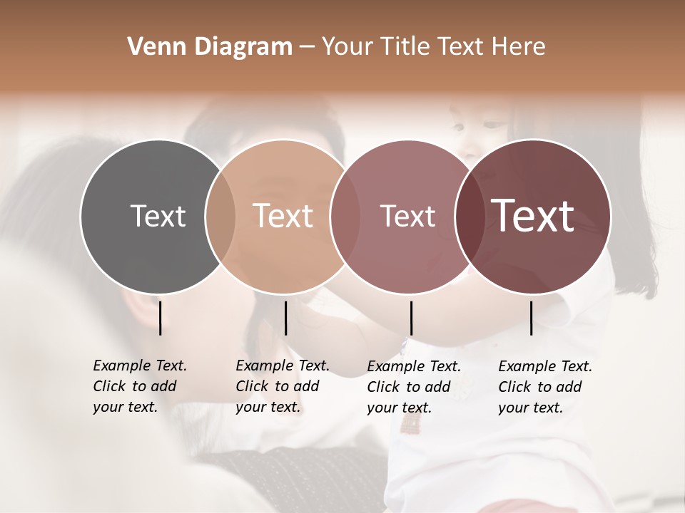 Home Relaxing Daughter PowerPoint Template