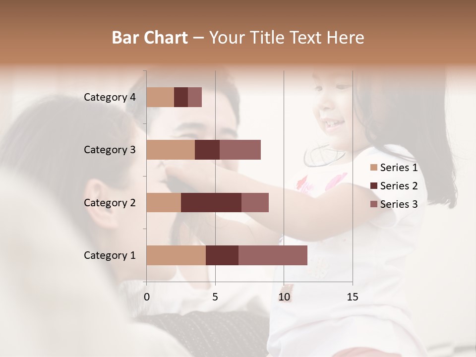 Home Relaxing Daughter PowerPoint Template