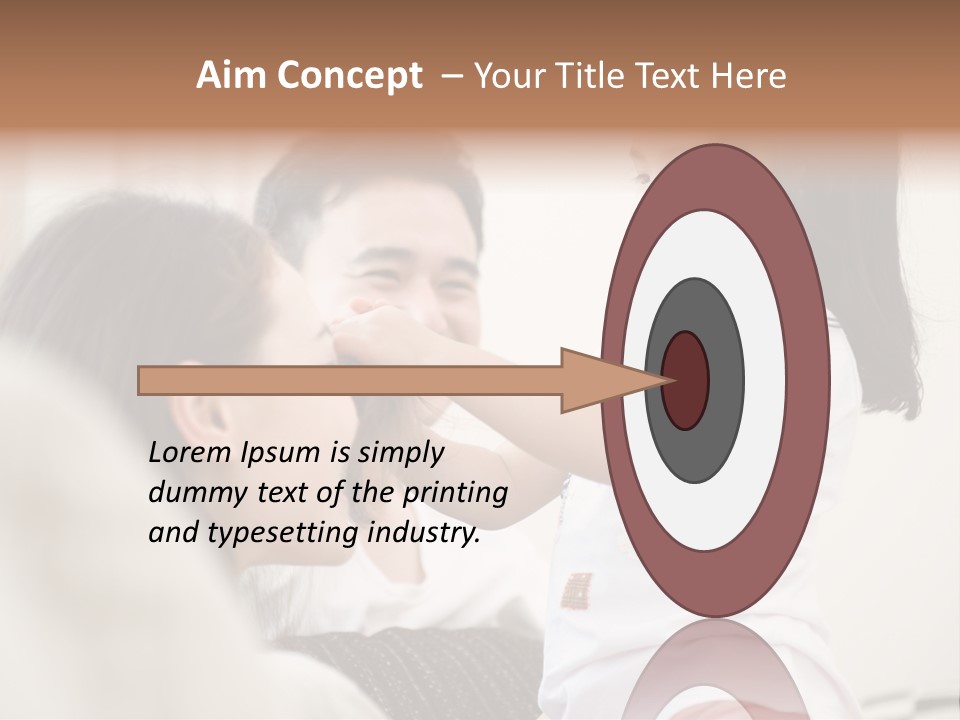 Home Relaxing Daughter PowerPoint Template