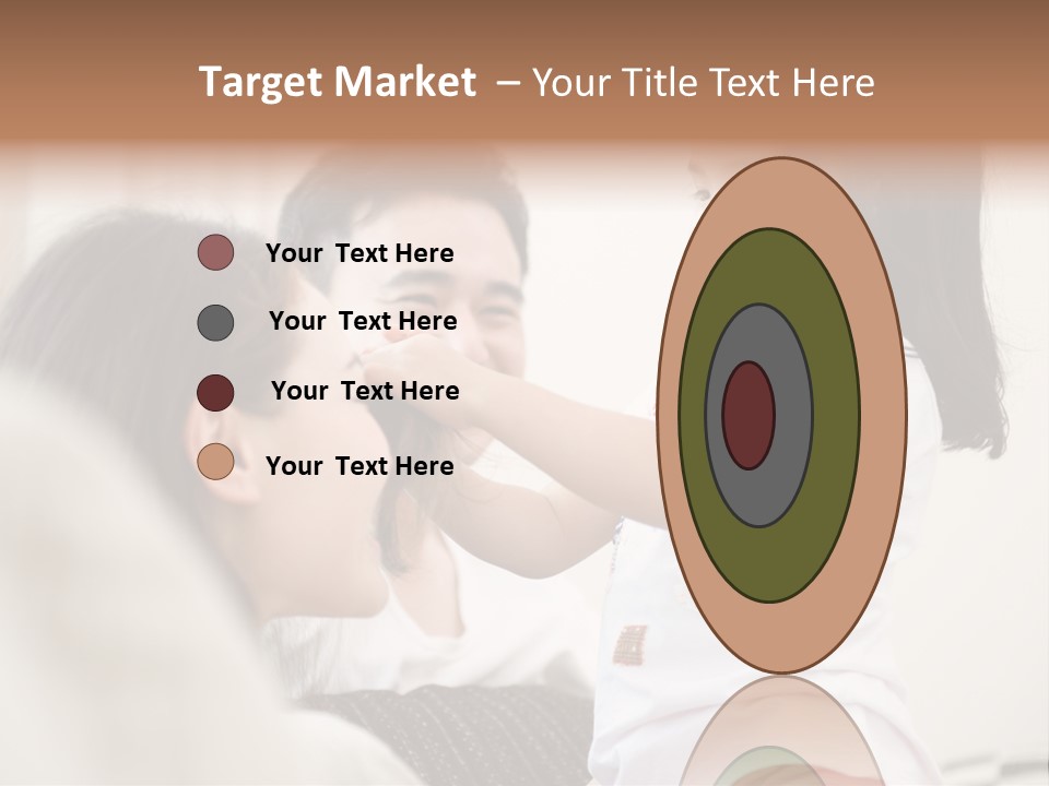 Home Relaxing Daughter PowerPoint Template