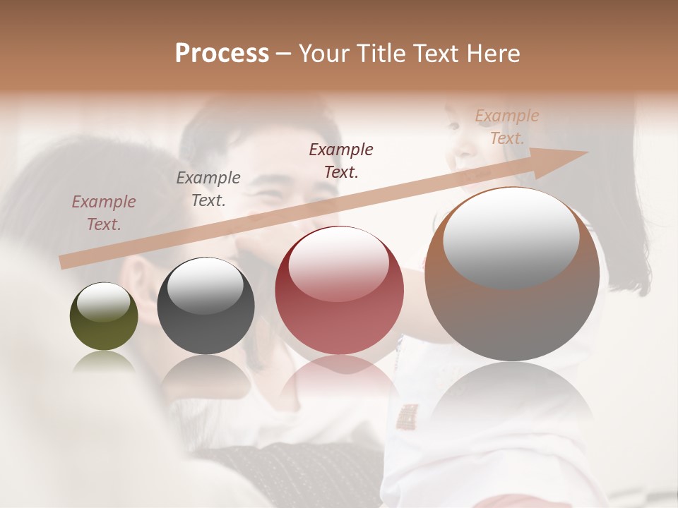 Home Relaxing Daughter PowerPoint Template