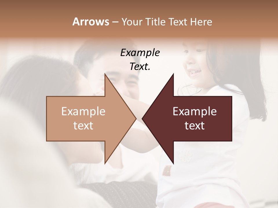 Home Relaxing Daughter PowerPoint Template