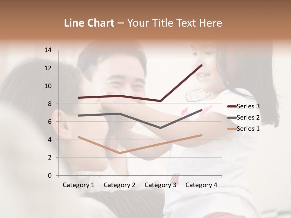 Home Relaxing Daughter PowerPoint Template