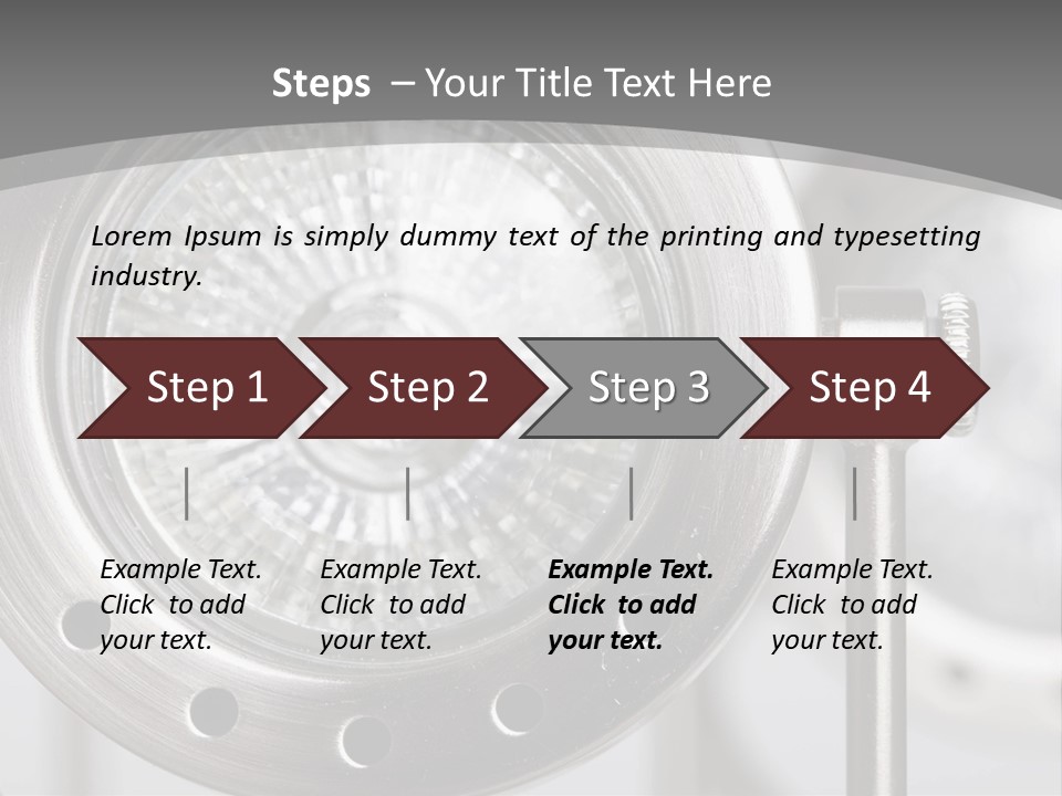 A Close Up Of A Metal Object With A White Background PowerPoint Template